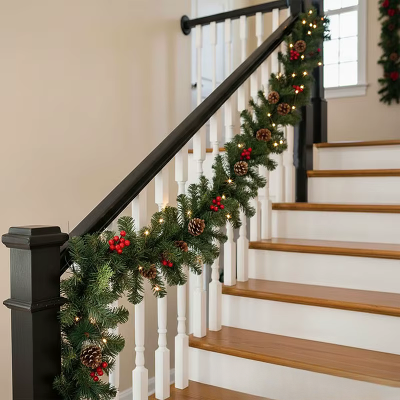 Couronne Artificiel LEDs intégré - 2,7m